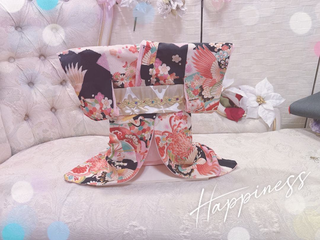 B465.pon2pan2☆犬オーダー3ウェイお着物☆犬お着物