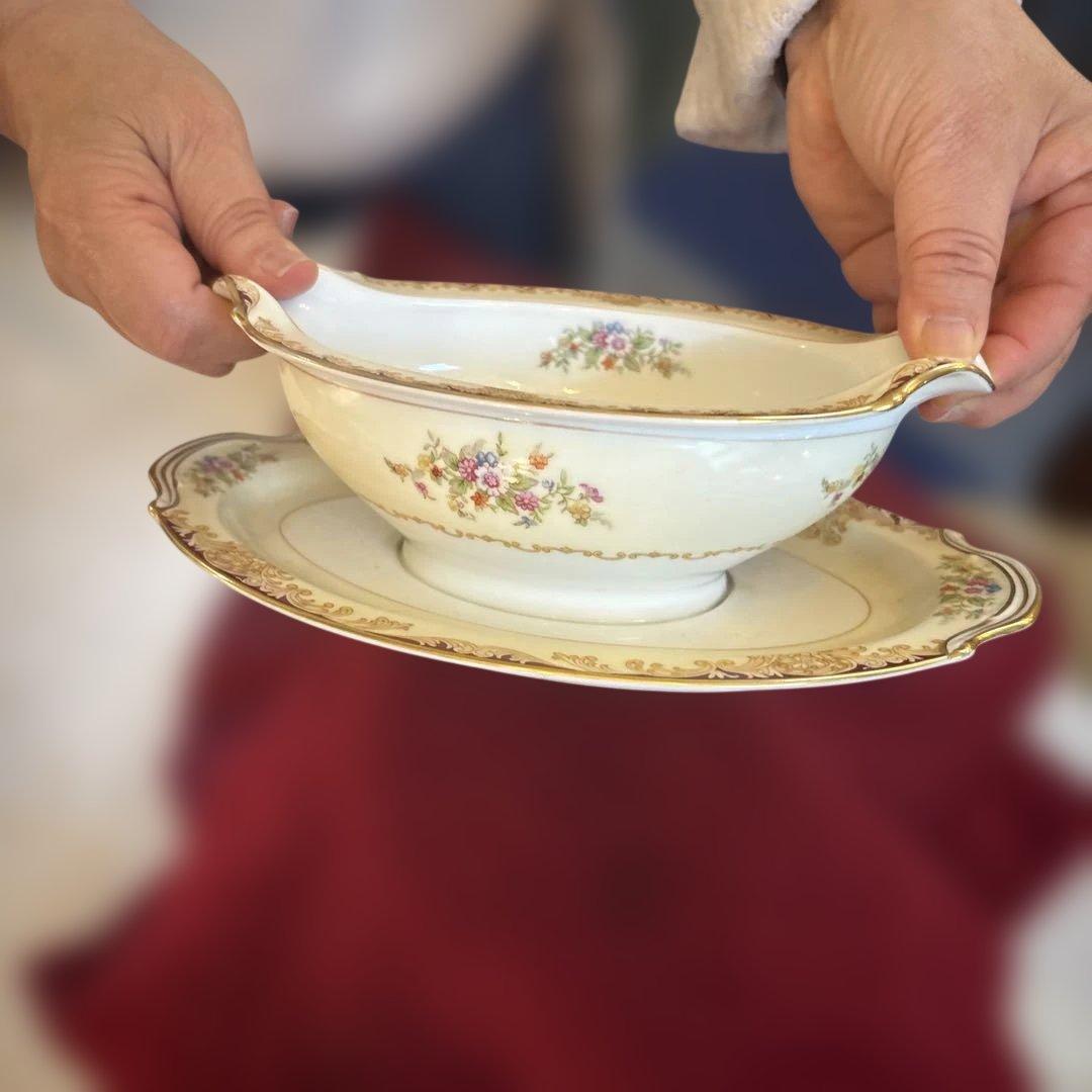 オールドノリタケ　グレビーボート