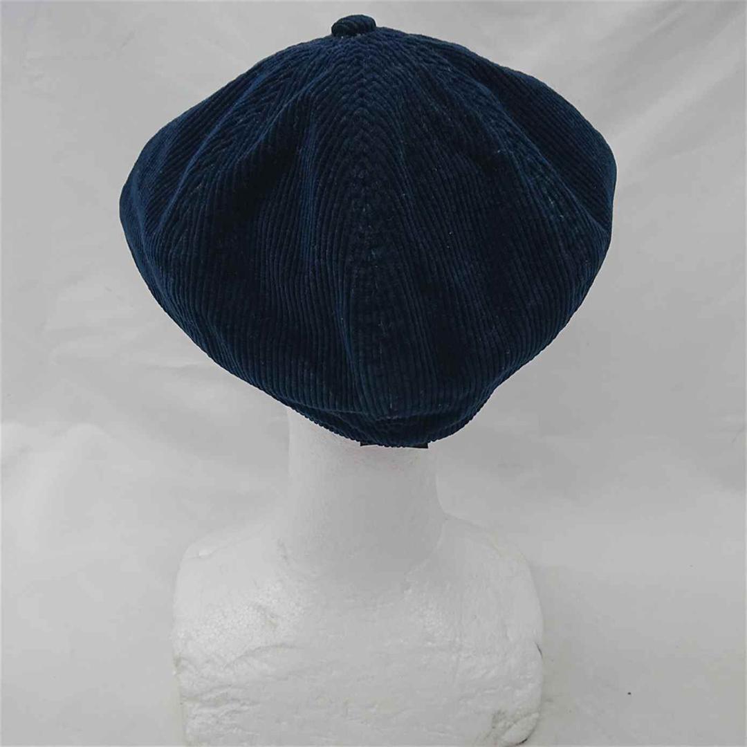 ■ダブルアールエル コーデュロイ キャスケット ネイビー系 Mサイズ