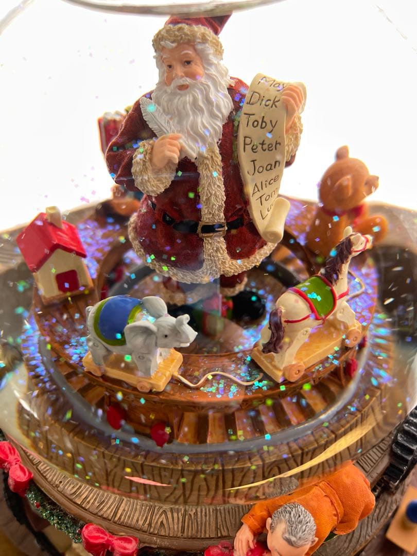 KIRKLAND サンタクロース スノードーム オルゴール