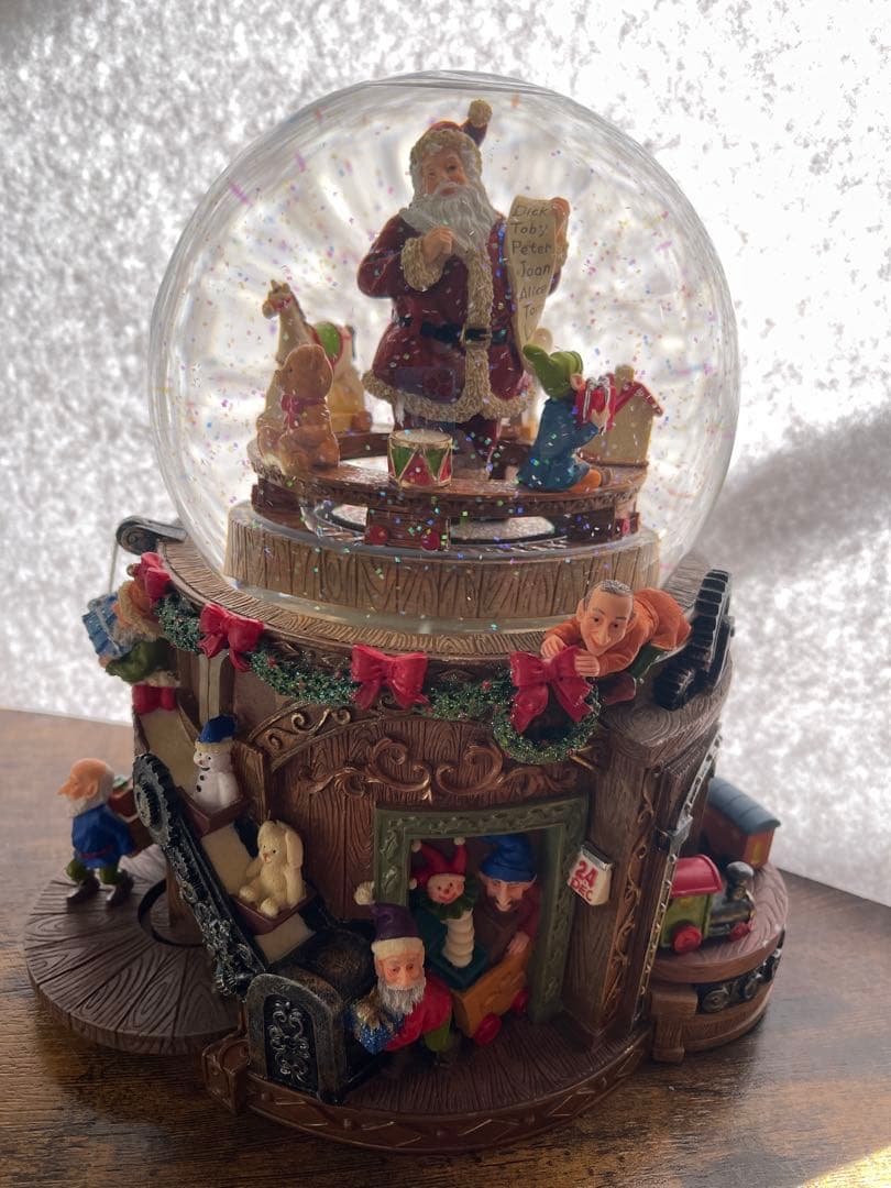 KIRKLAND サンタクロース スノードーム オルゴール