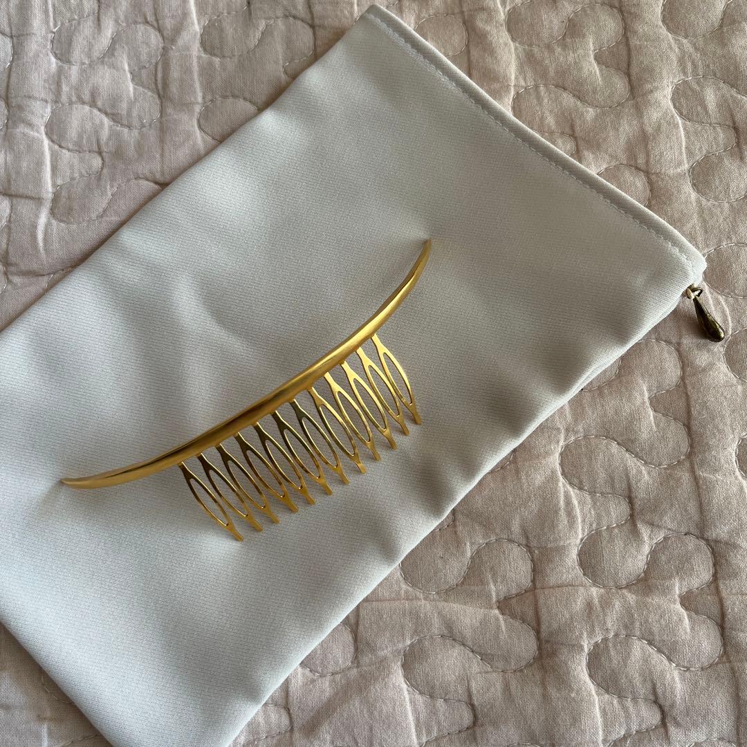 プリュイ pluie クレセントコーム　ゴールド