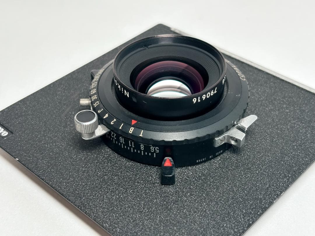 ニコン NIKKOR-W 100mm F5.6 COPAL 0 TOYOボード