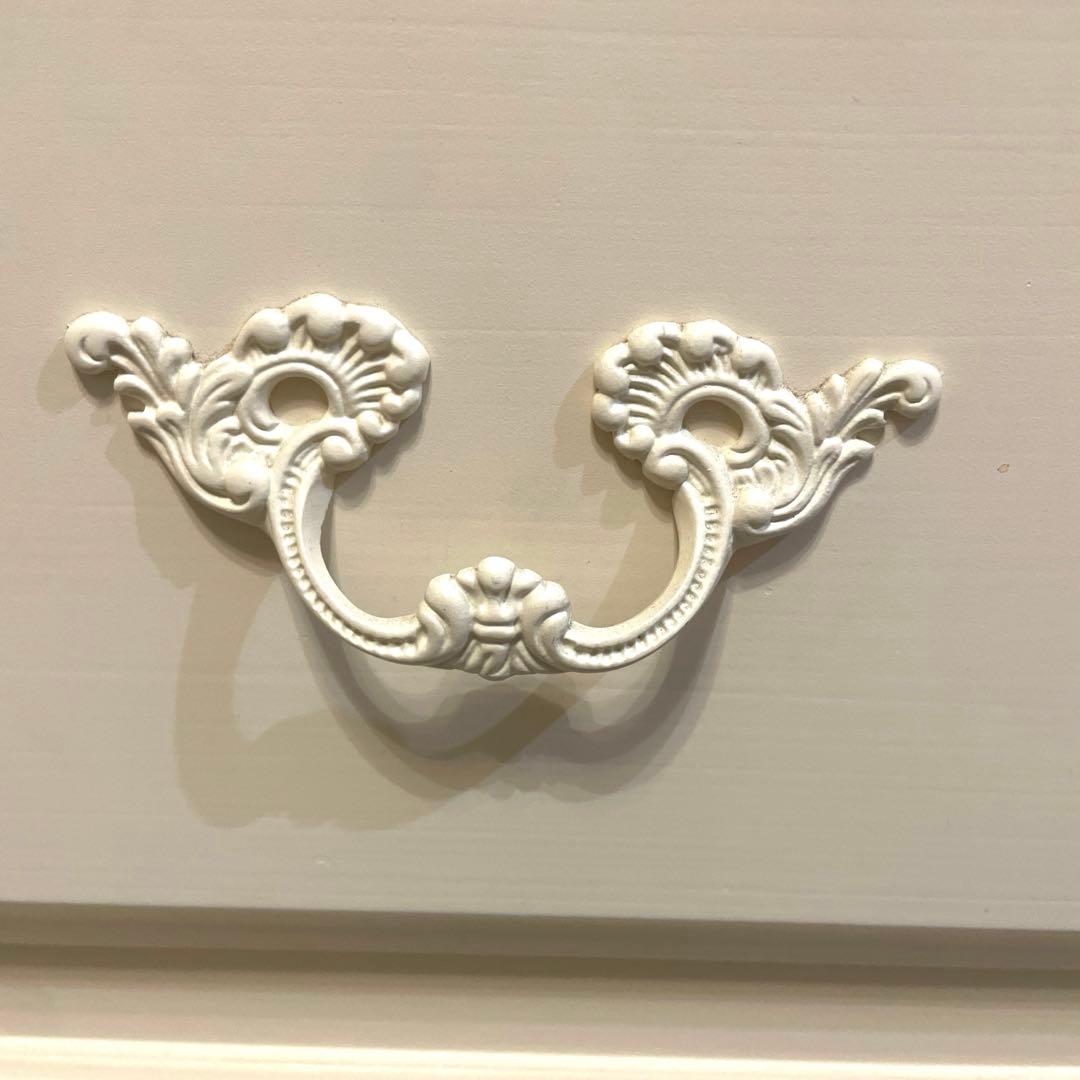 ローラアシュレイ Provençale コーナーTVテーブル 1引き出し付き