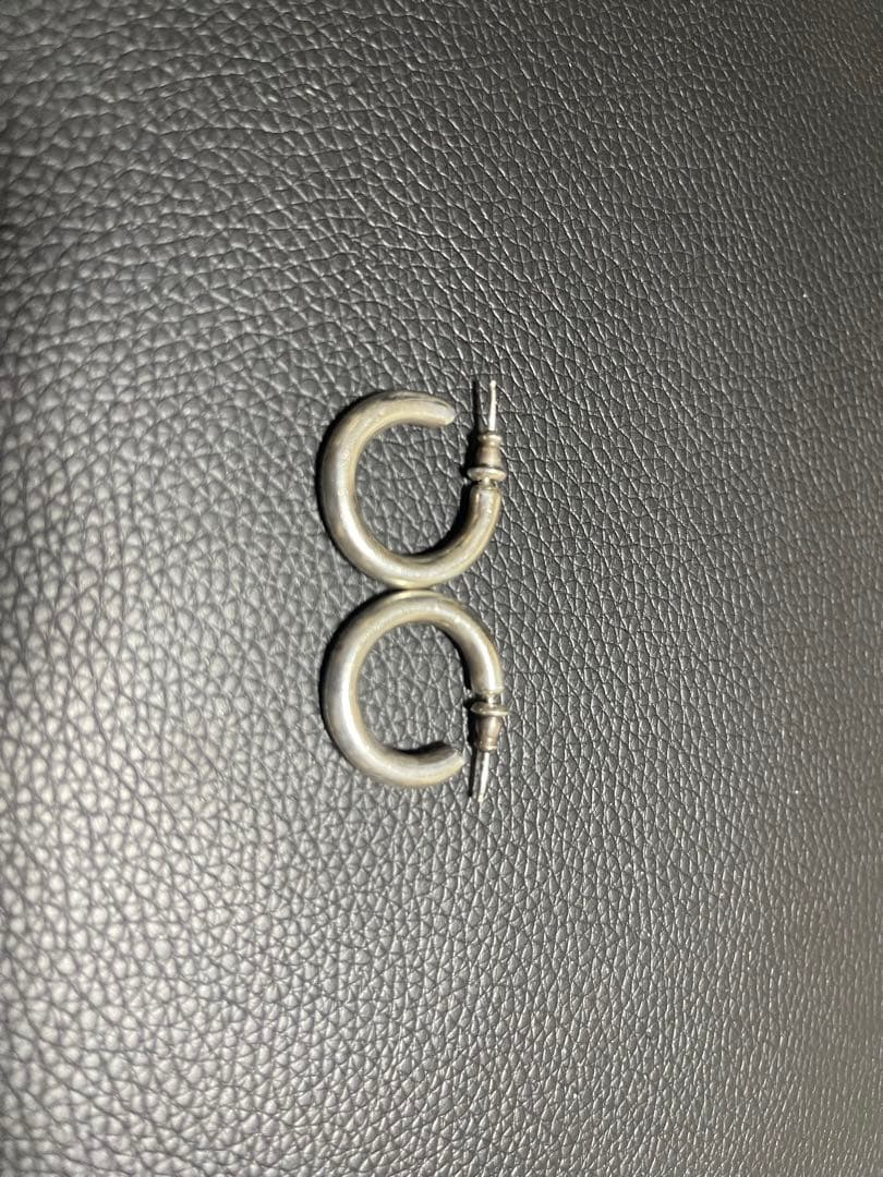 フープピアス　silver 925 キャリアリング風