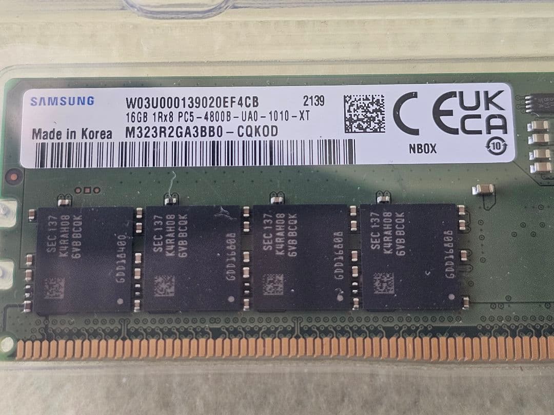 メモリー ASUS SAMSUNG DDR5 U-DIMM 32GB KIT