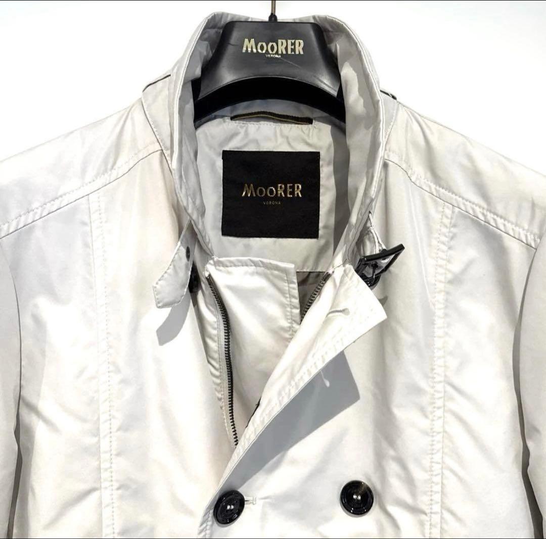 Miapug　MooRER 46 ナイロン　ジャケット　オフホワイト　白