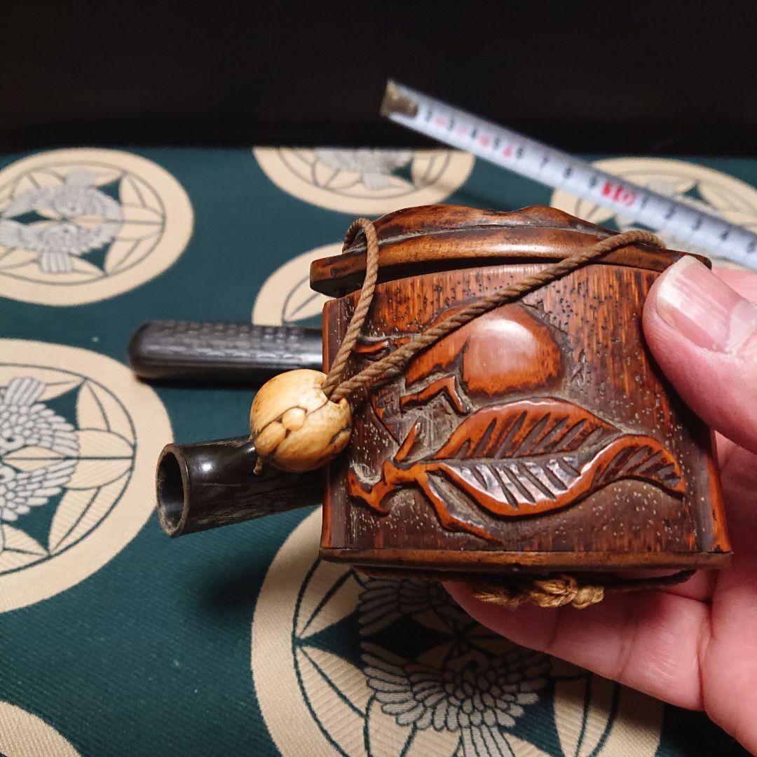 煙管ケース印あり、純銀製