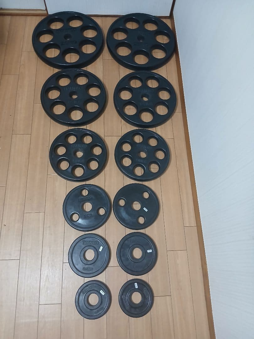 IVANKO (イヴァンコ)オリンピックプレートセット計107.5kg