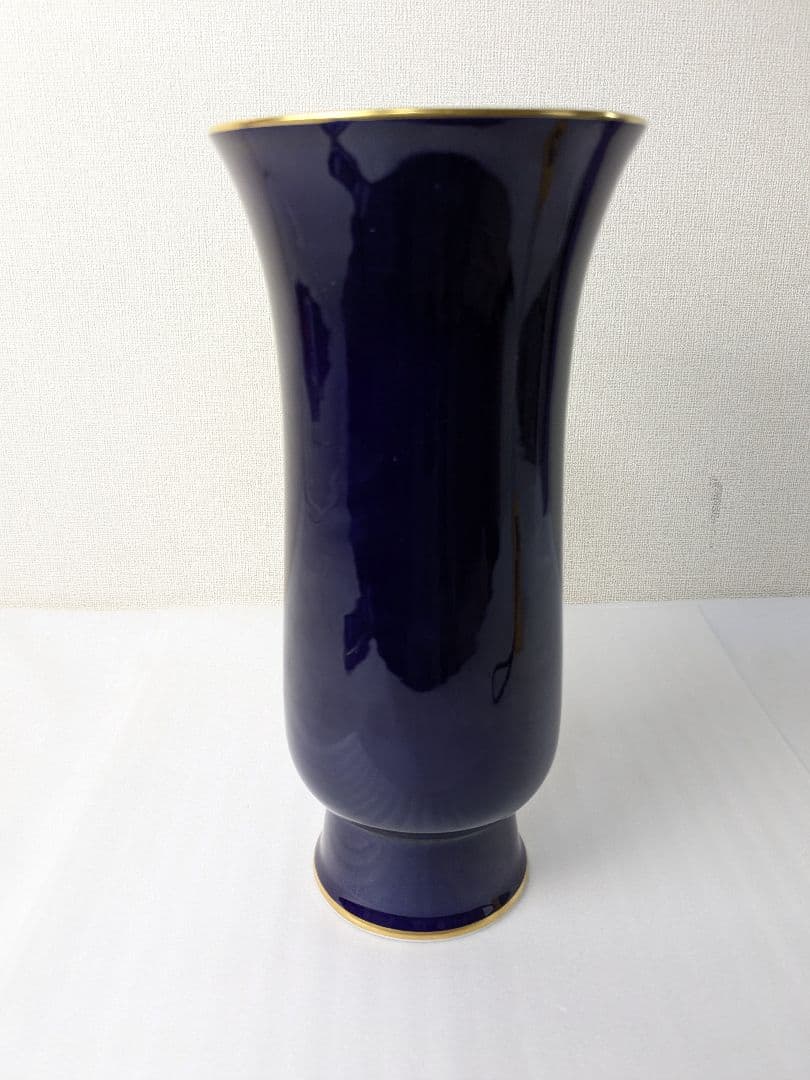 マイセン コバルト フラワーベース 花瓶