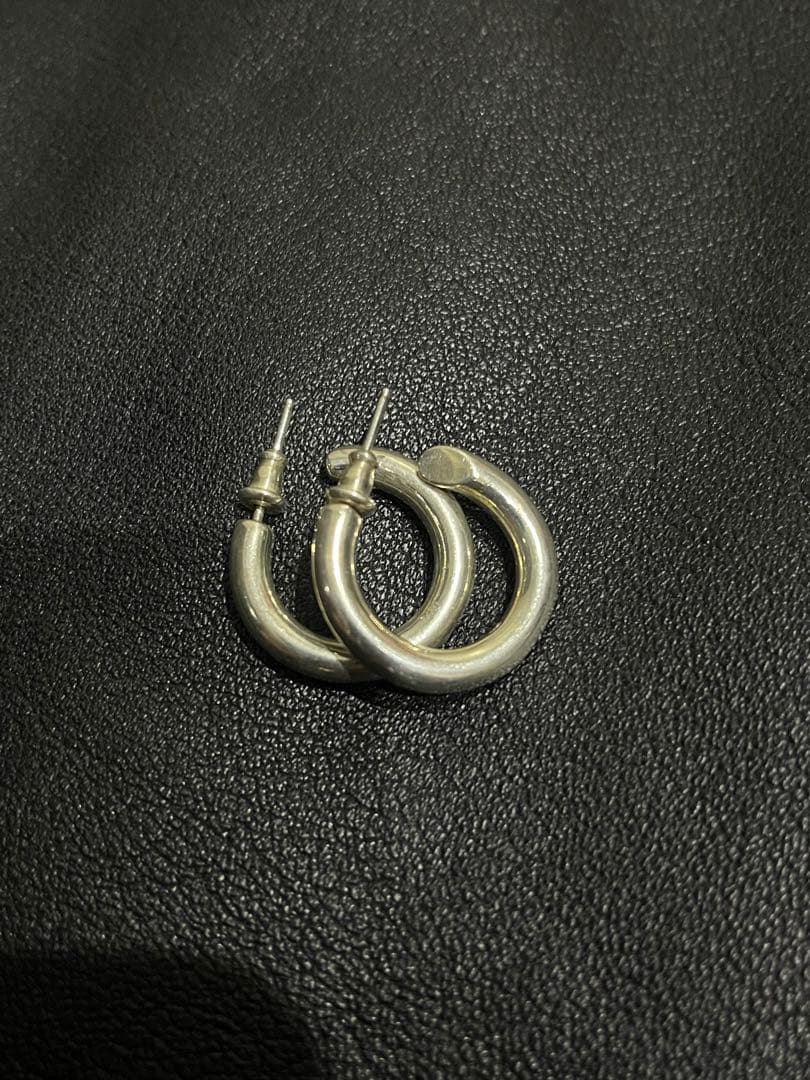 silver925 hoop earrings フープピアス