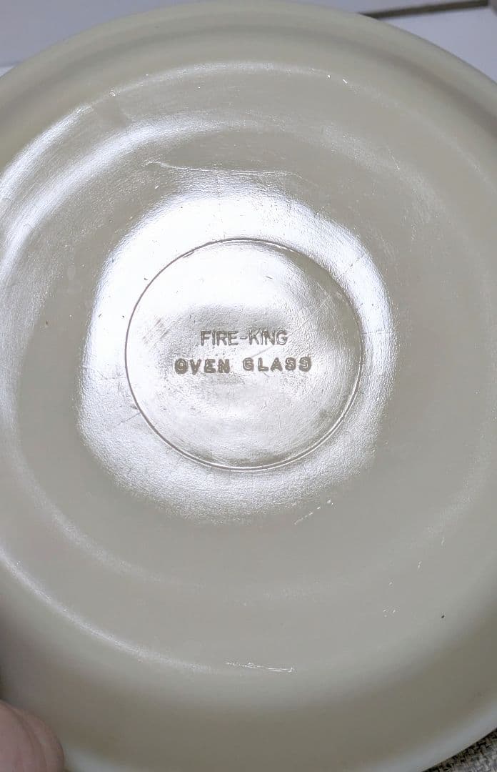 最初期 ブロックレター ファイヤーキング アイボリー パイプレート 2枚セット