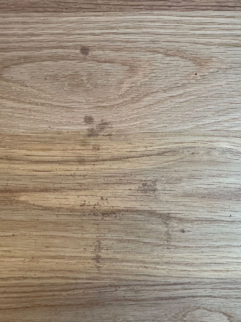 無印 木製デスク オーク材 幅110×奥行55×高さ70cm