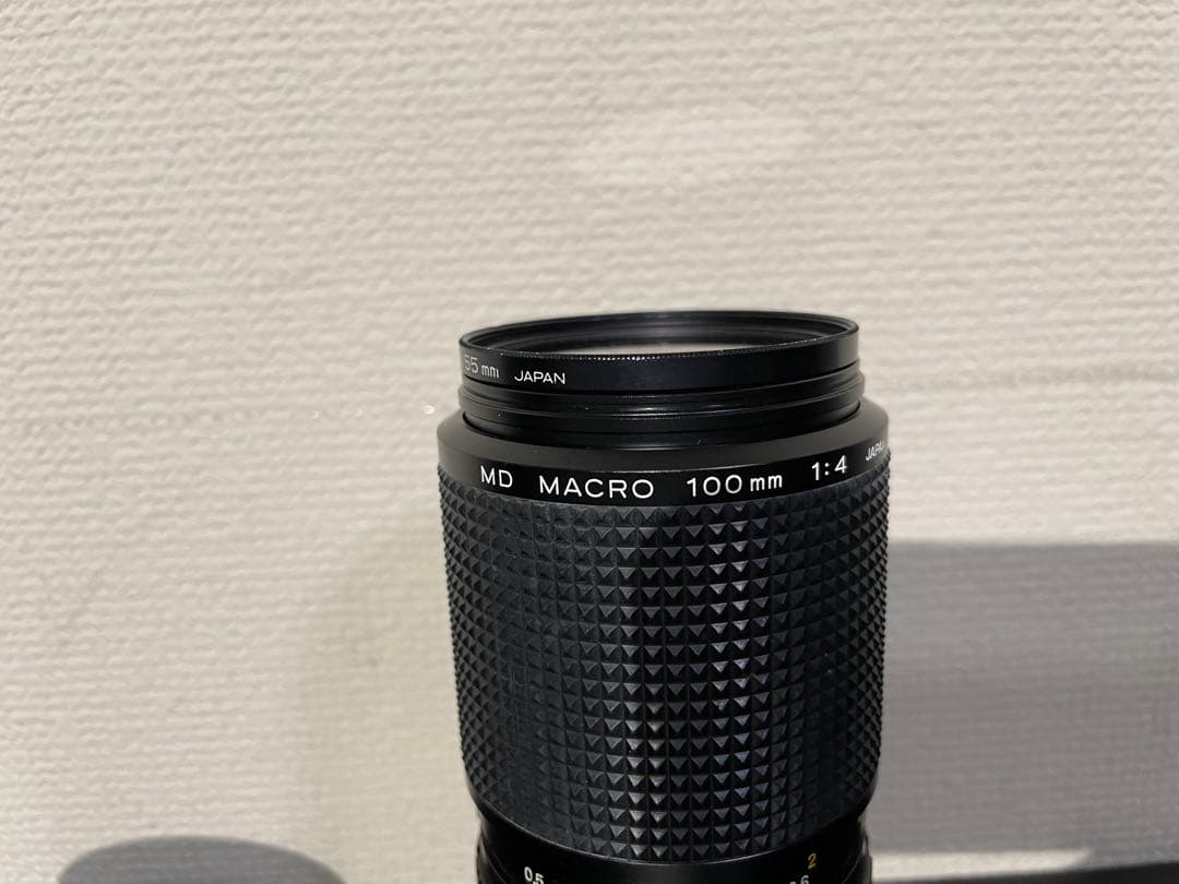 ミノルタ Minolta MD Macro 100mm F4 リングセット