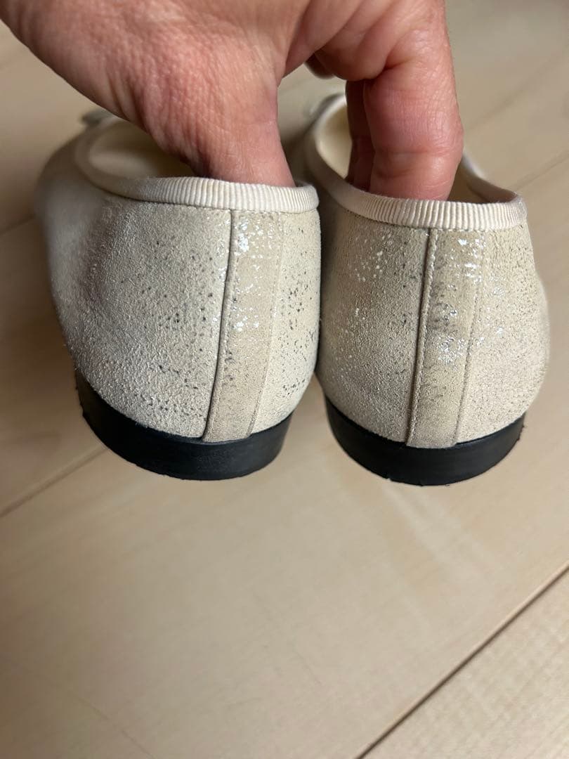 CHANEL バレエシューズ ホワイト/ブラック