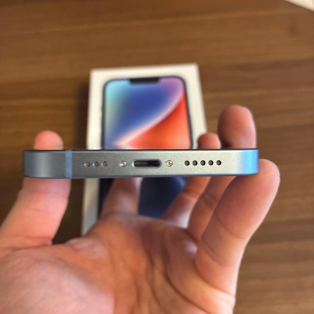 【付属品新品】Apple iPhone 14 128gb SIMフリー ブルー