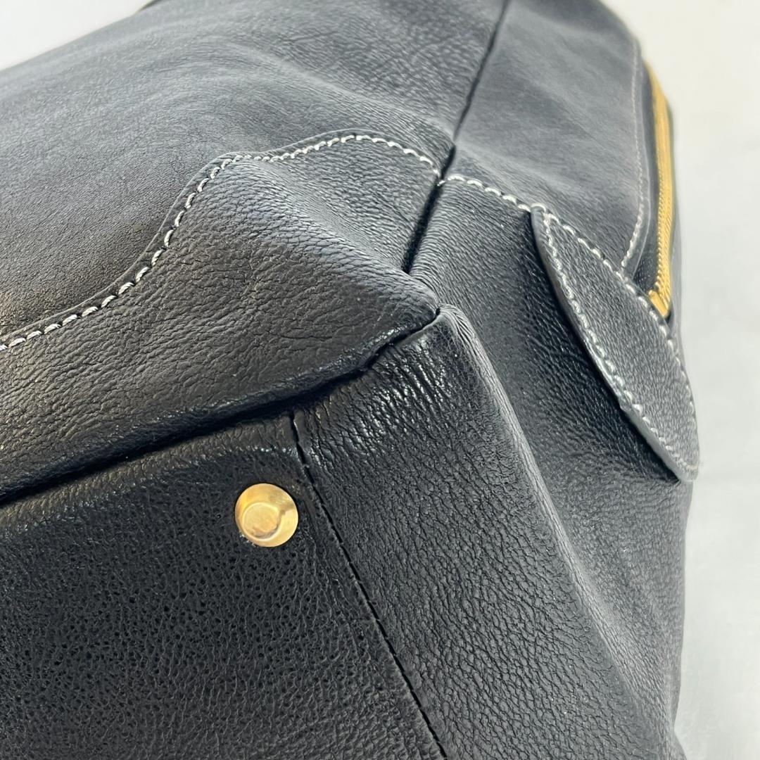 美品 土屋鞄製造所 アジール キャリア ビジネスバッグ レザー ブラック