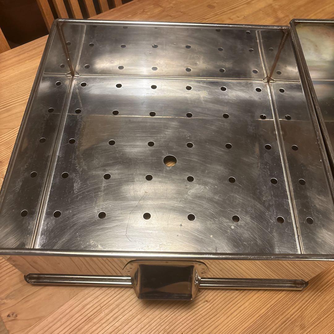 業務用角蒸器　　蒸し器ステンレス　37.5センチ