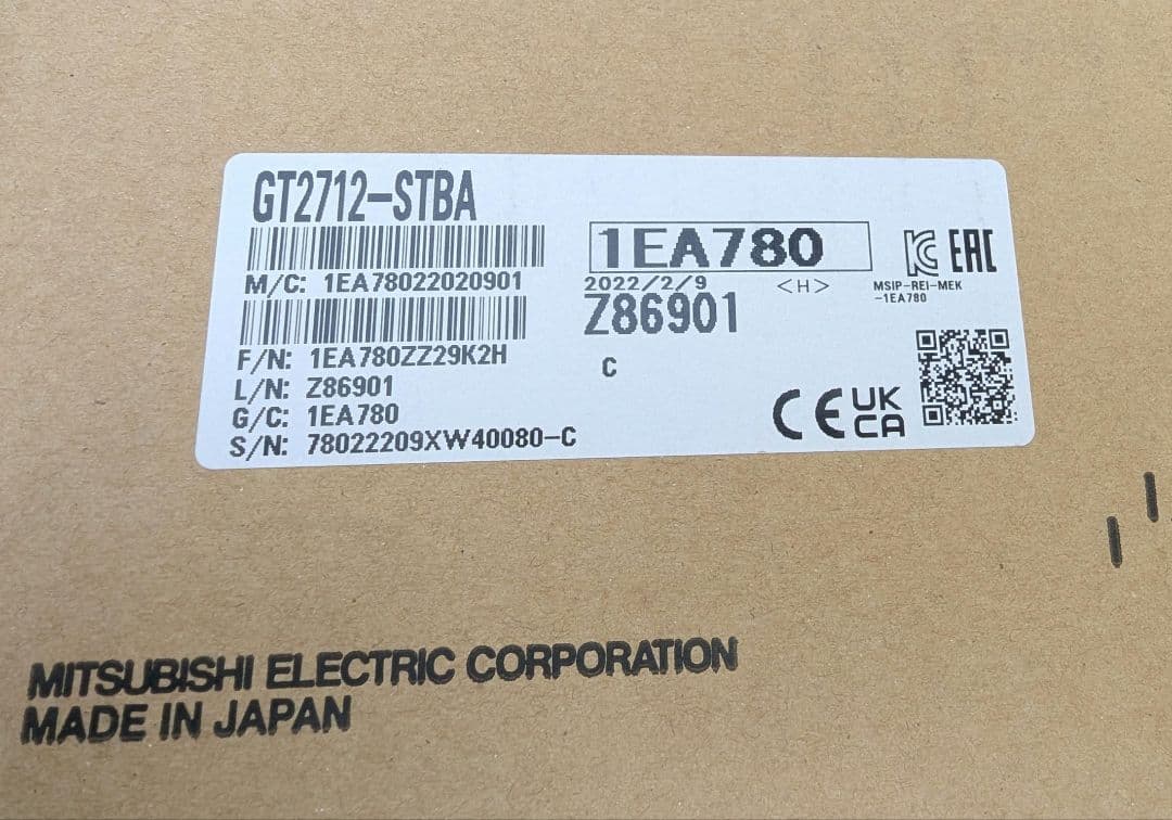 三菱電機 GT2712-STBA GOT2000 (AC100-240V)