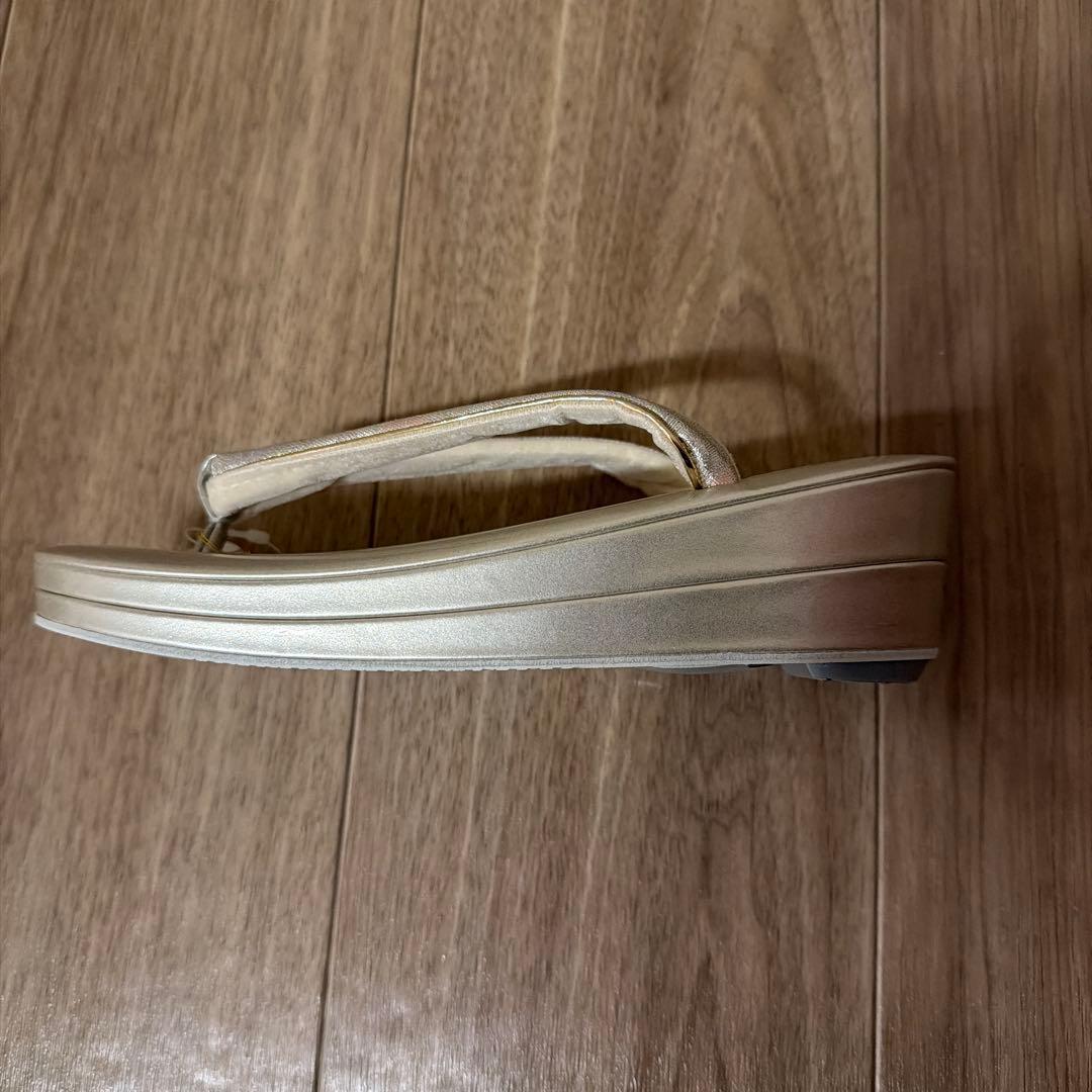 世美庵 高級帯地 草履バッグセット 新品 留袖 訪問着 シルバー系