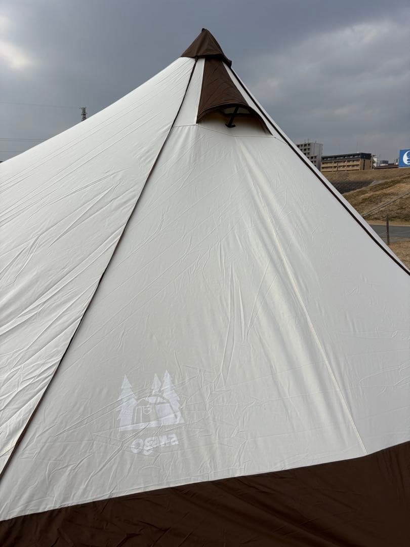 小川グロッケ12TC➕ハーフインナーテント、☆クリーニング、超撥水加工済