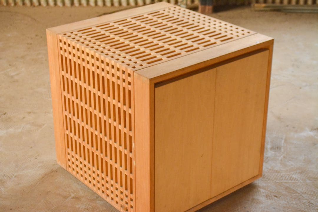 ナチュラルウッド ドッグハウス 犬小屋 木製 家具 木工 中古 猫家具