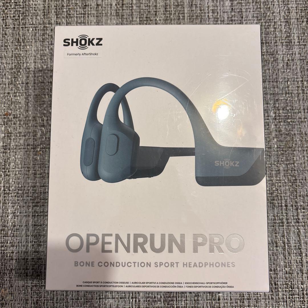 SHOKZ OPENRUN PRO 骨伝導イヤホン ブルー 新品未開封