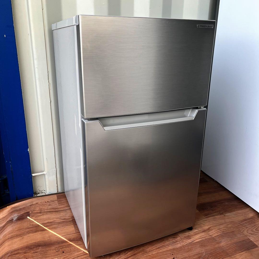 取付無料！安心のヤマダ電機！一人暮らし スタイリッシュシルバーコンパクト冷蔵庫！