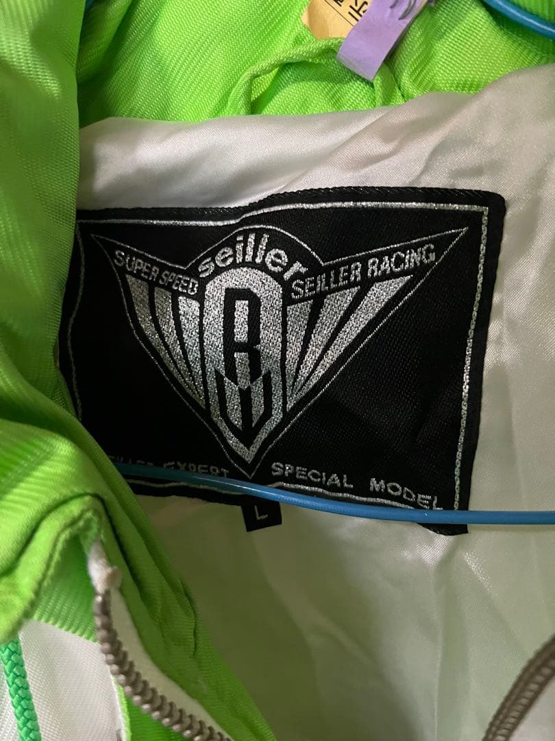 seiller スキーウェア セットアップL ホワイト/グリーン