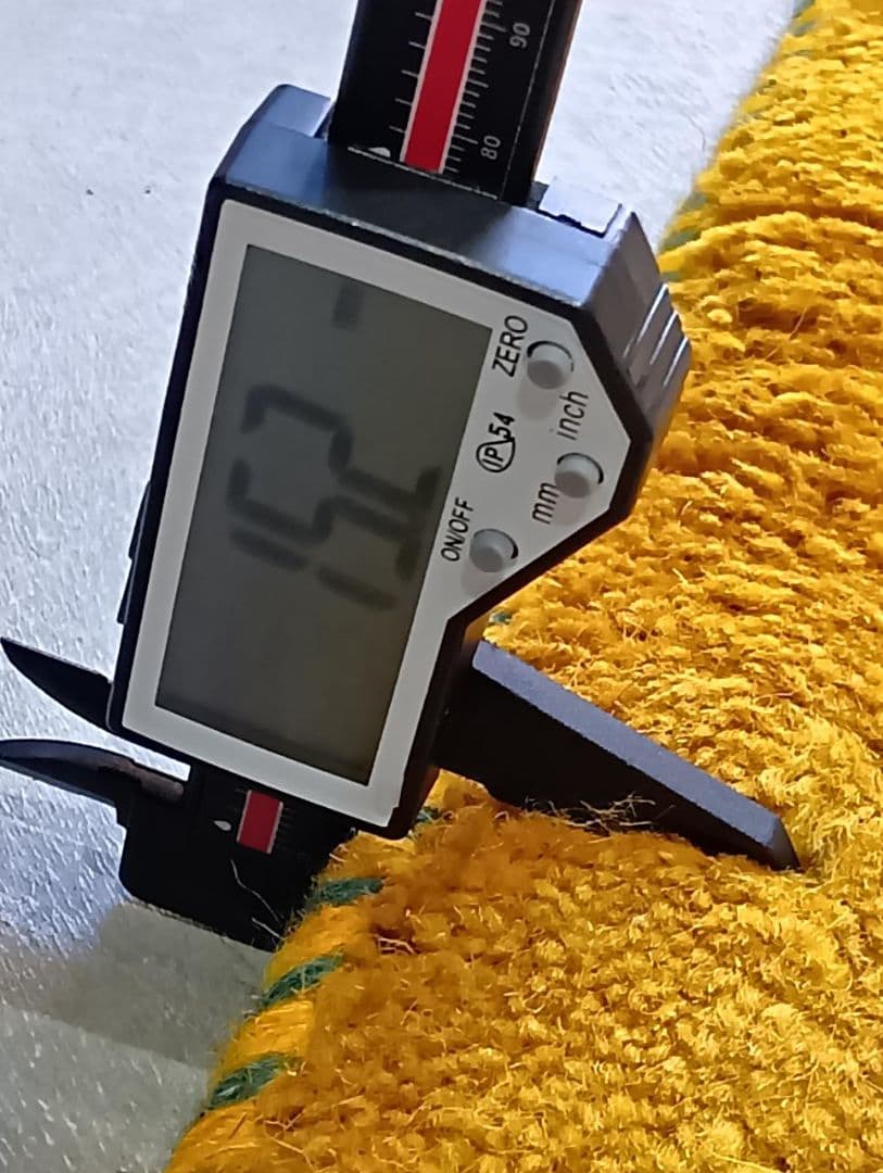 ペルシャ絨毯　ギャッベ　手織り　イラン(40)