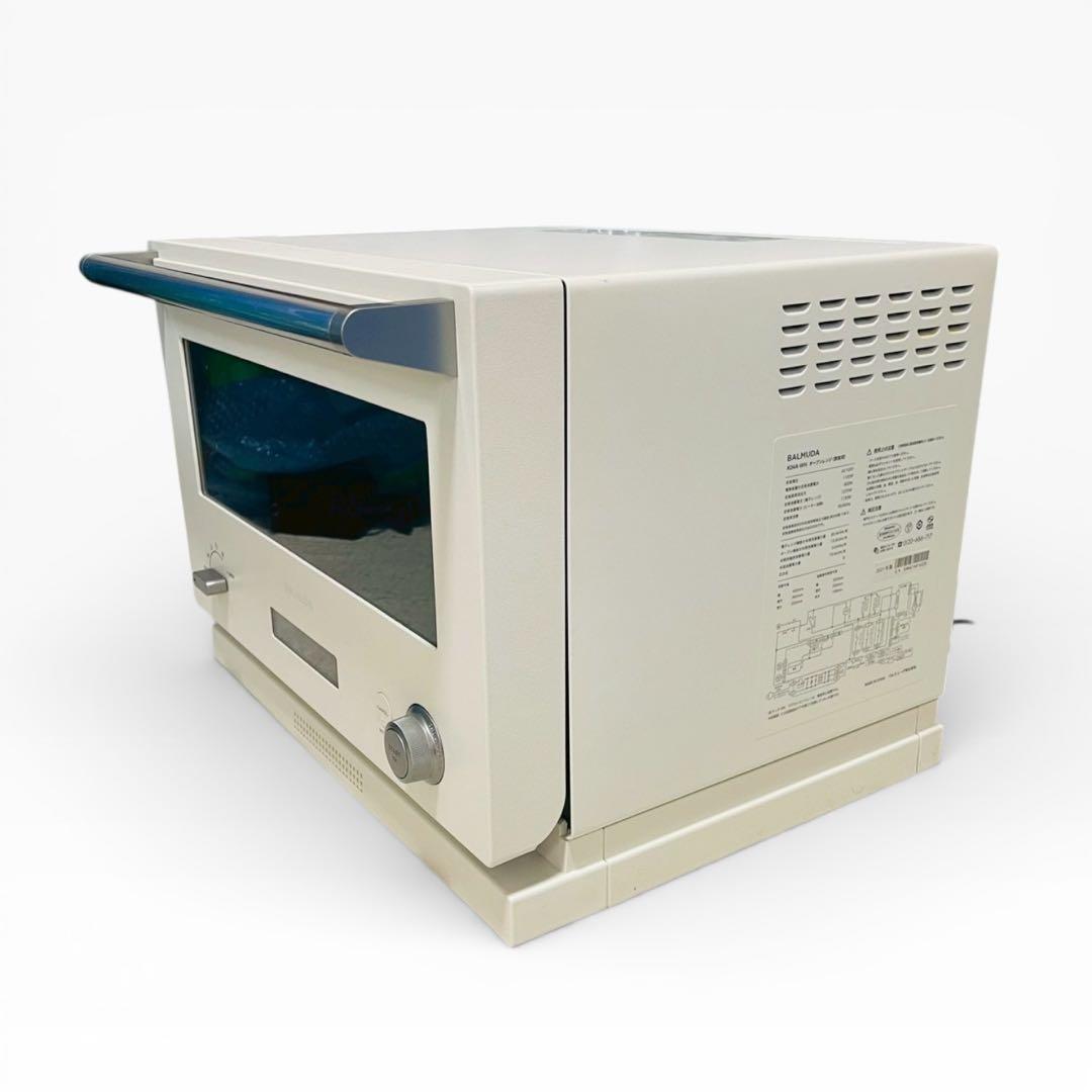 【人気家電】BALMUDA オーブンレンジ　K04A-WH 2021年製 美品