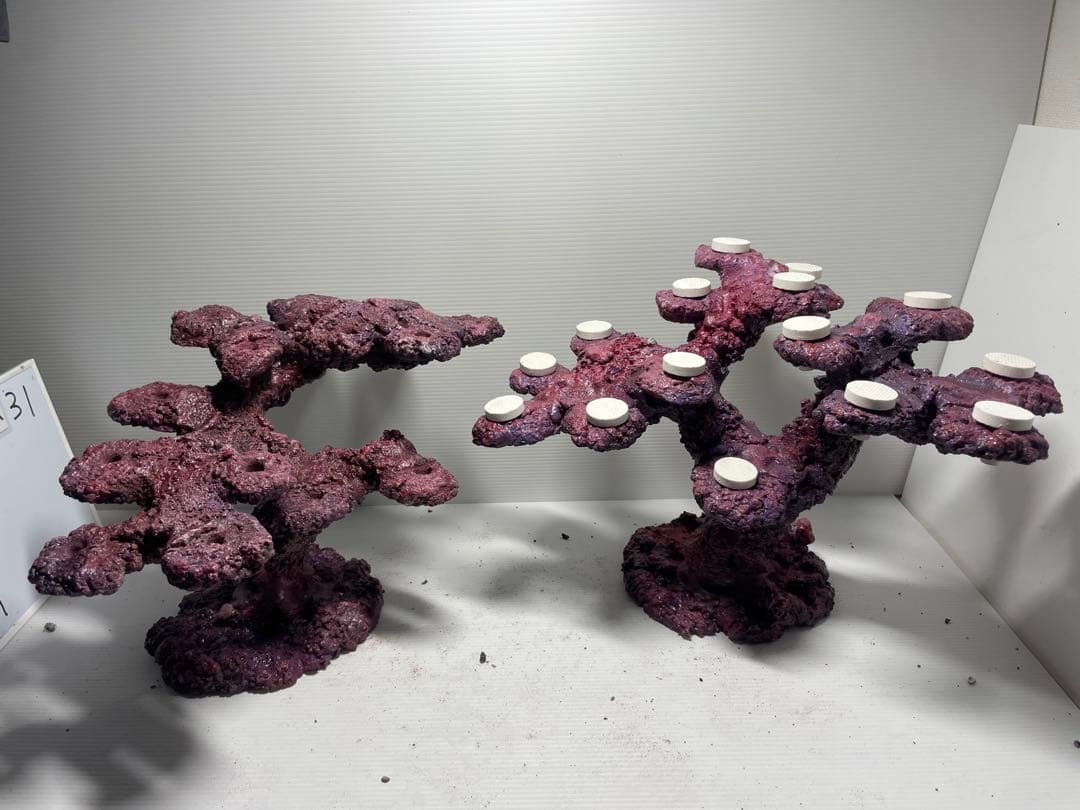 【送料無料】人工ライブロック　PHR31／15穴加工　アク抜き済み安心塗料使用