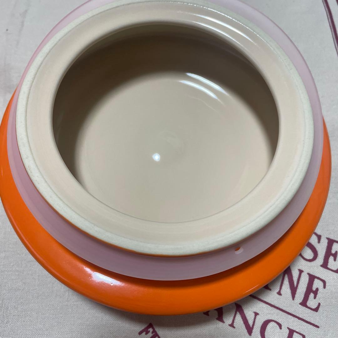 《新品》ルクルーゼ 2個セット 特大コンテナ キャニスター大 オレンジ