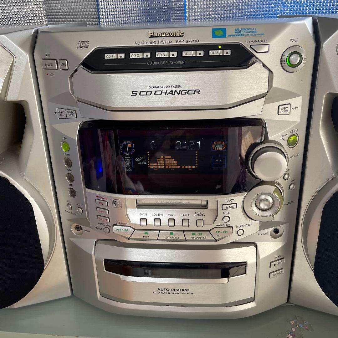 パナソニック　SA-NS77MD コンポ