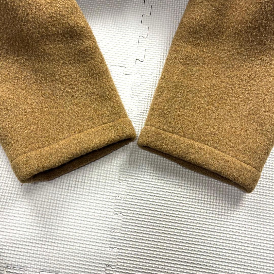 美品　グローバーオール　ダッフルコート　ロング　チェック　ベージュ　XL 大きい