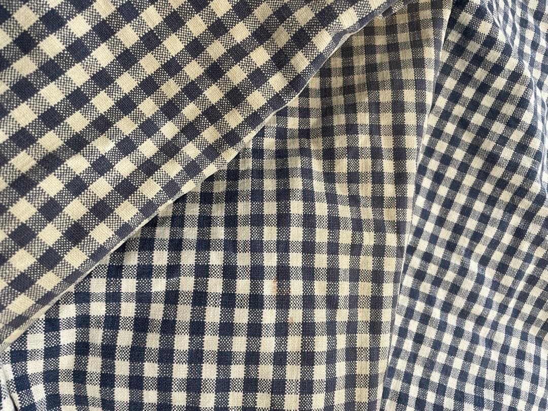 IKEA エークトルプ　1人掛けソファ　替えカバー付き　ネイビーチェック