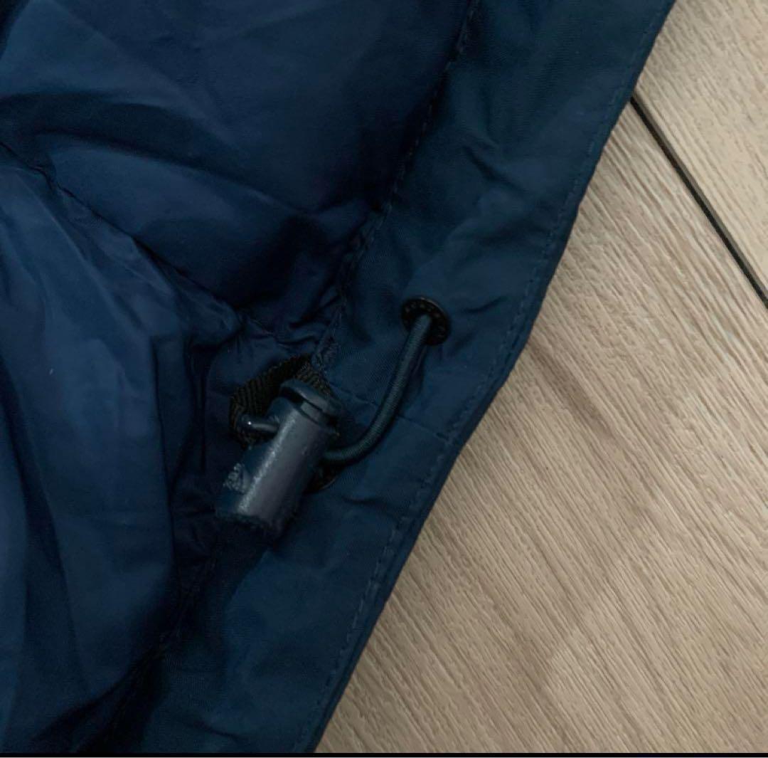 Ｌノースフェイスネイビー紺ダッフルグースダウンジャケットパーカー