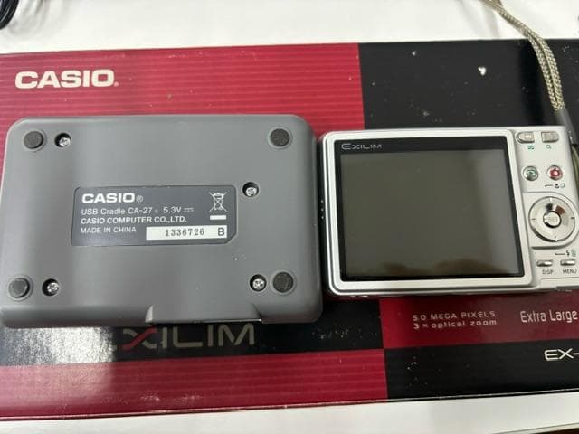 【通電確認済】CASIO EXILIM EX-Z57 デジタルカメラ 箱付き