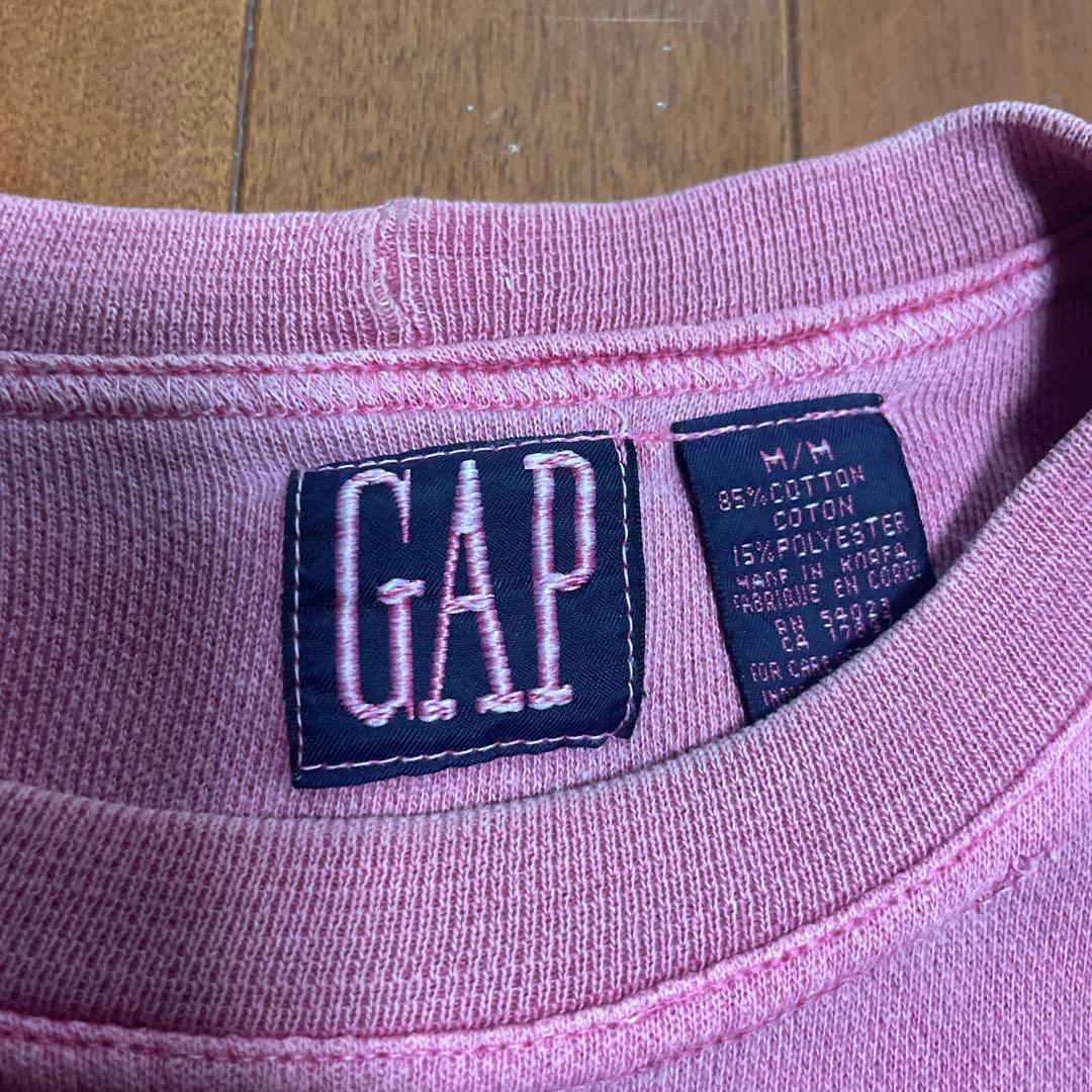 90s old gap スウェット　フェード　ピンク