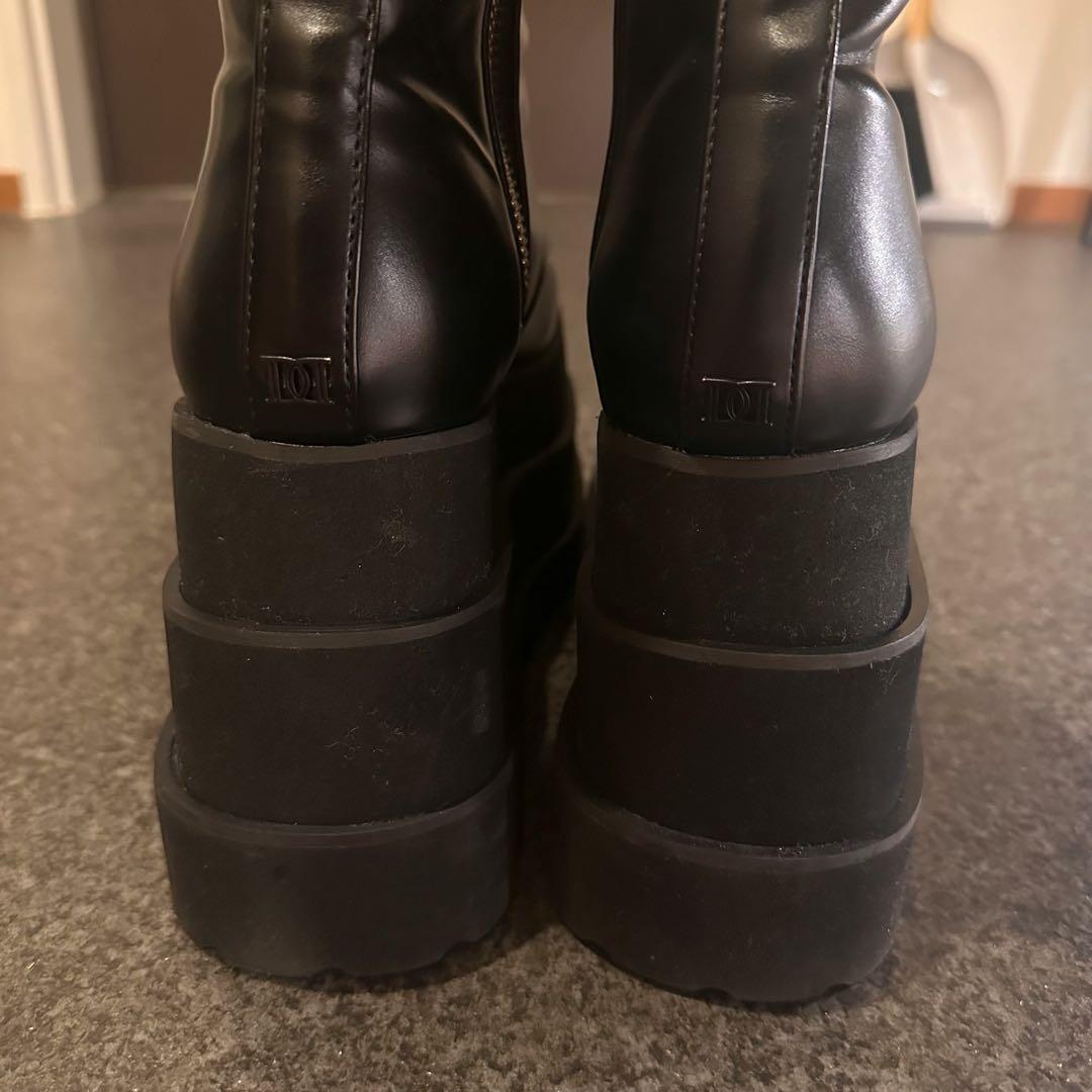 【美品】Darich トリプルソールエンジニアブーツ M 23.5 ブラック