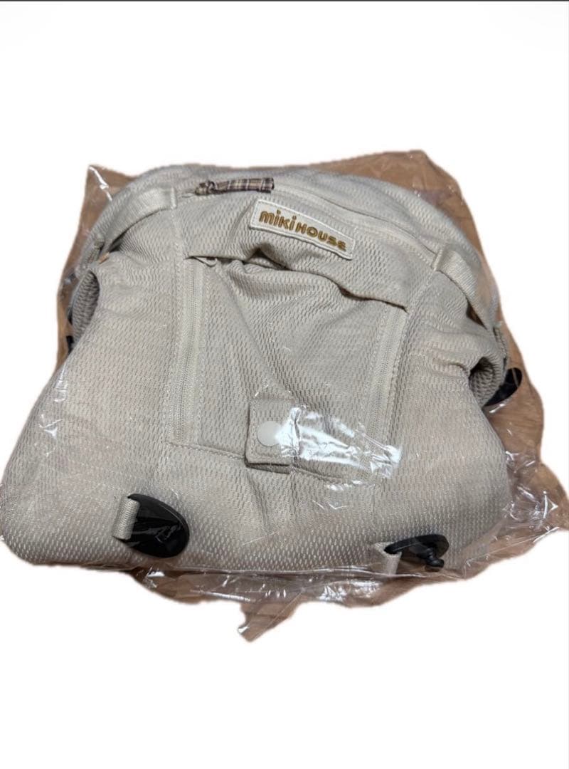 miki HOUSE メッシュ抱っこ紐 グレー 新生児 ミキハウス