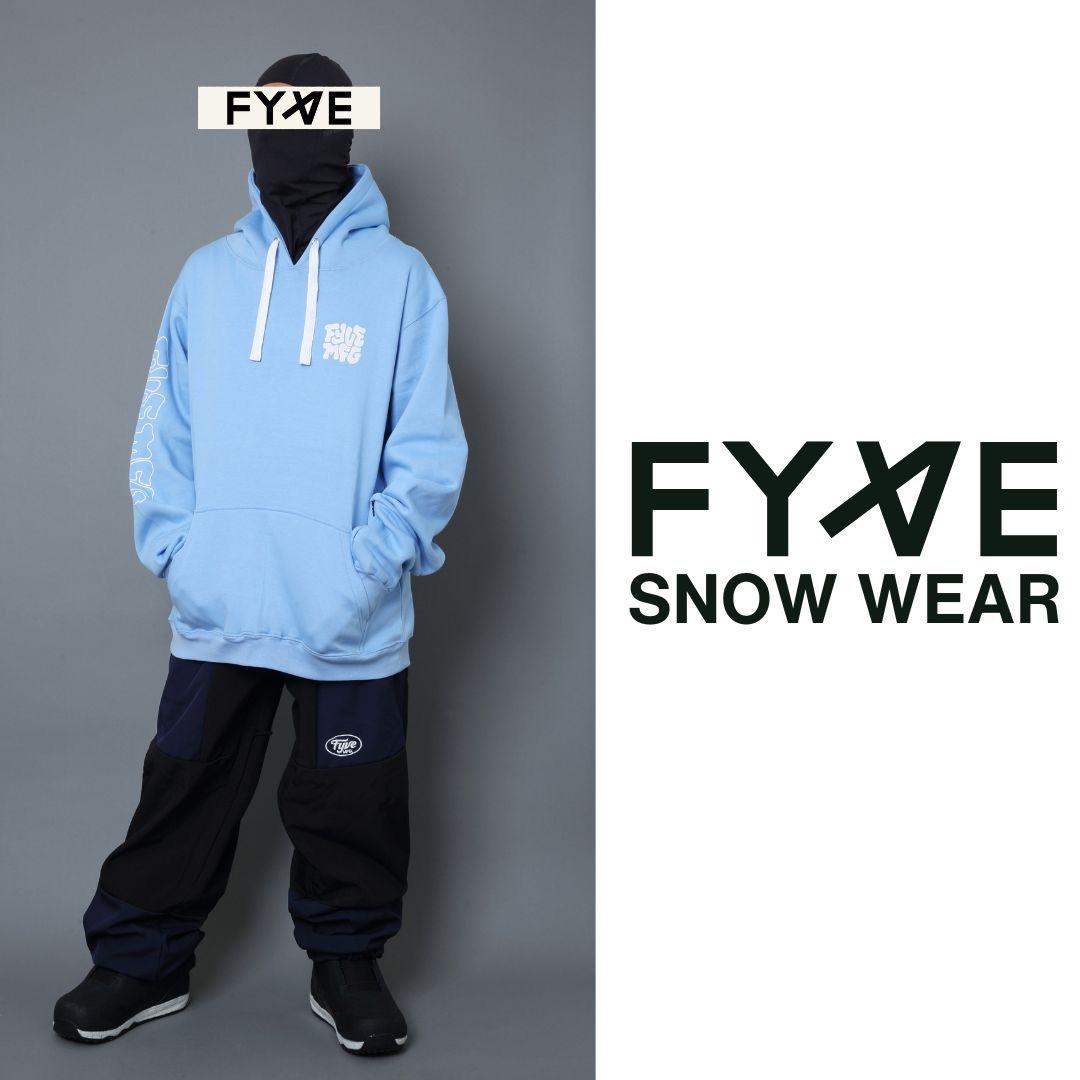 Fyve ファイブ スノーボードウェア フーディー BLU &パンツ M 新品