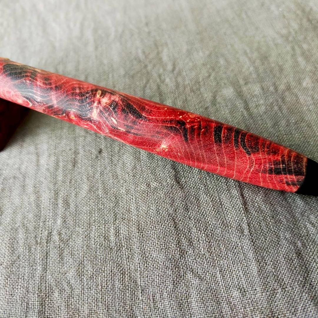 スタビライズドウッド　ハンドメイド　木軸シャープペン　0.5mm　ブラック