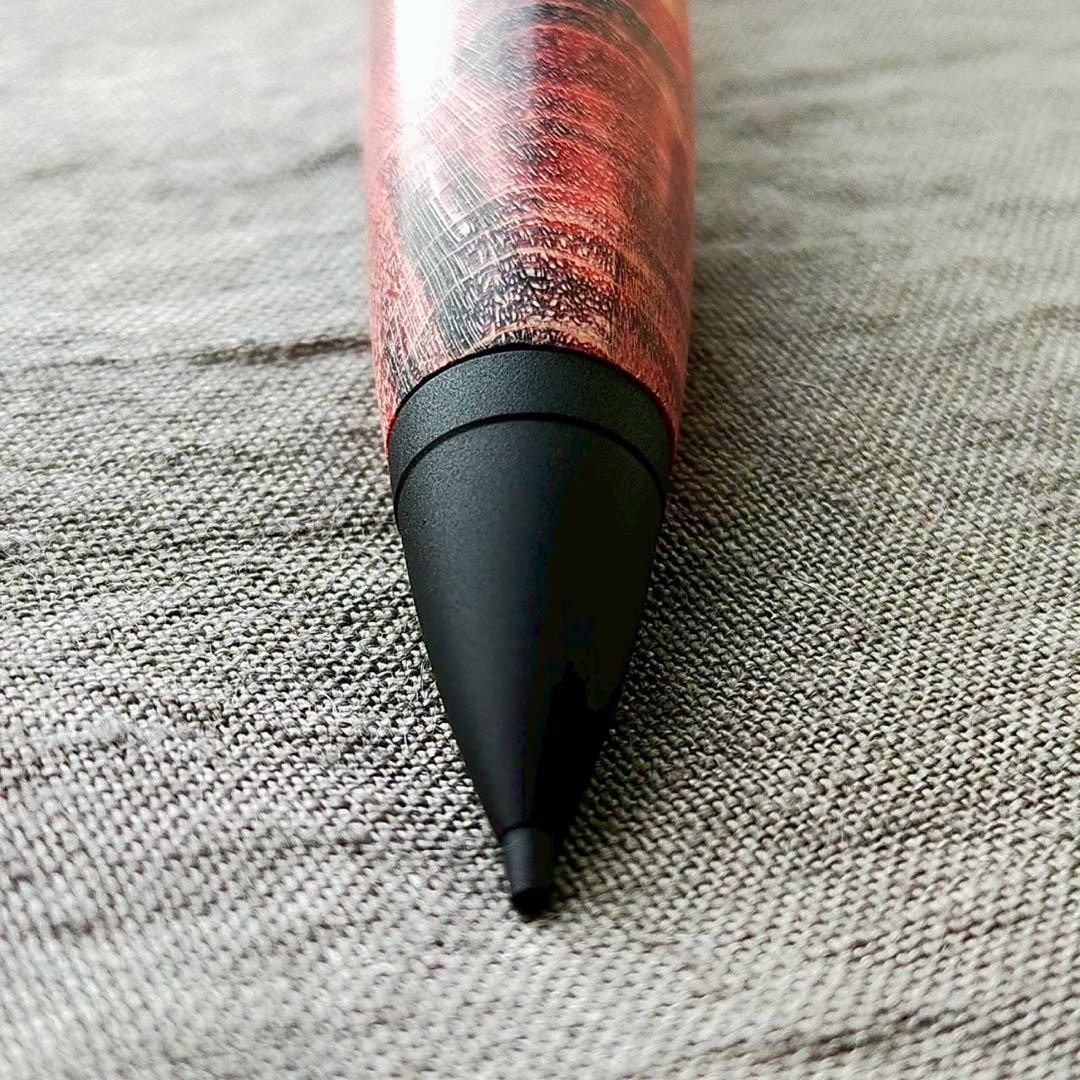 スタビライズドウッド　ハンドメイド　木軸シャープペン　0.5mm　ブラック