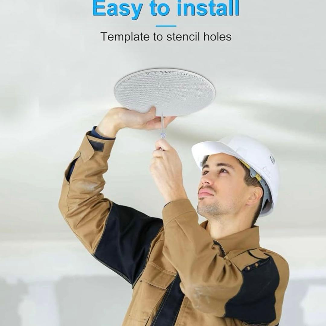 ブルートゥース 4インチ2ウェイ天井取付型スピーカー 天井 埋め込み 天井埋込型