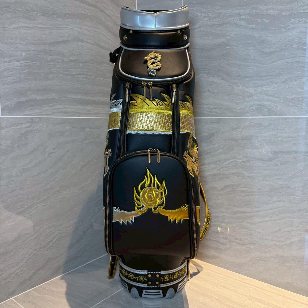 激レア　広田ゴルフ　生鉄　龍　キャディバッグ　3点式　9.0型