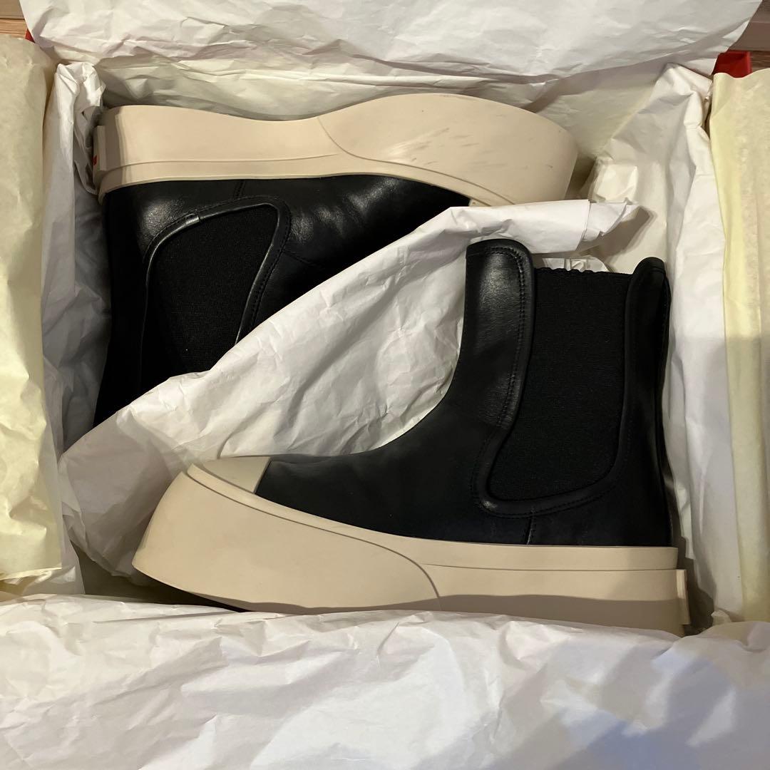 Marni Pablo ブーツ ブラック サイドゴア厚底ブーツ 35
