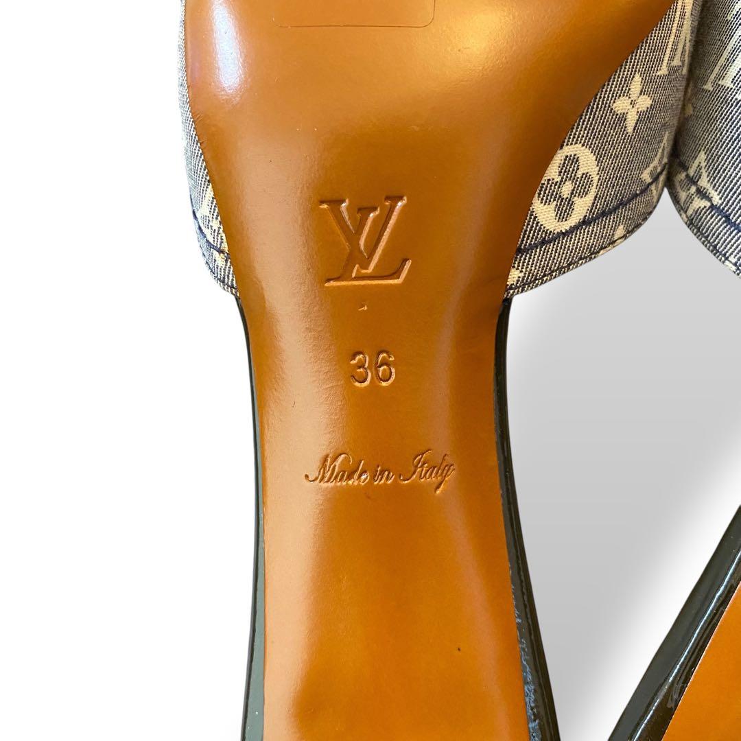 【未使用】LOUIS VUITTON モノグラム　ミュールサンダル　イディール