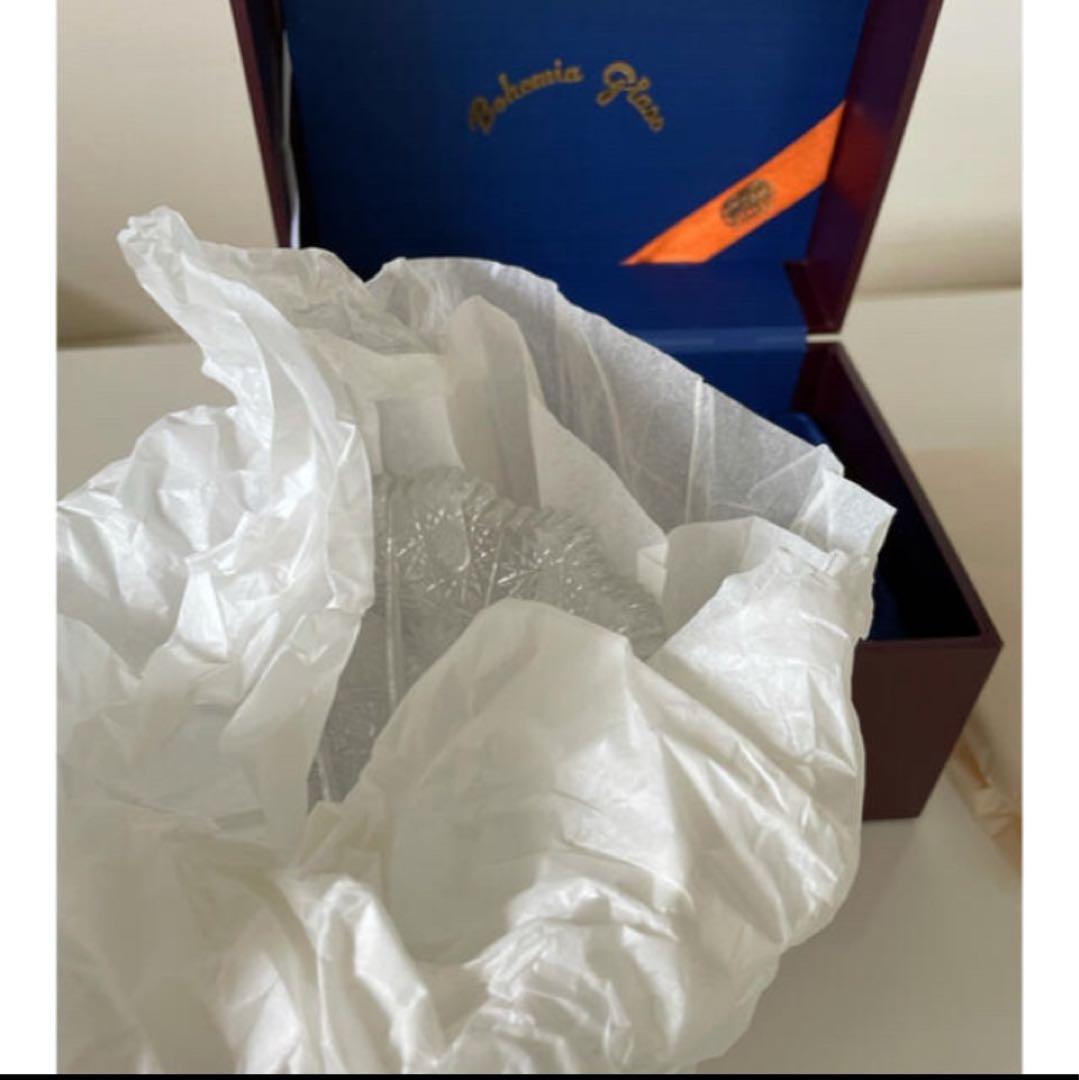 新品　美しい　ラスカボヘミア Bohemia 花瓶 17115/500/8