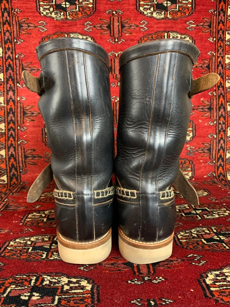 茶芯クロムエクセル❗️VARDE77 トリプルヴァンプ モカシン エンジニアブーツ